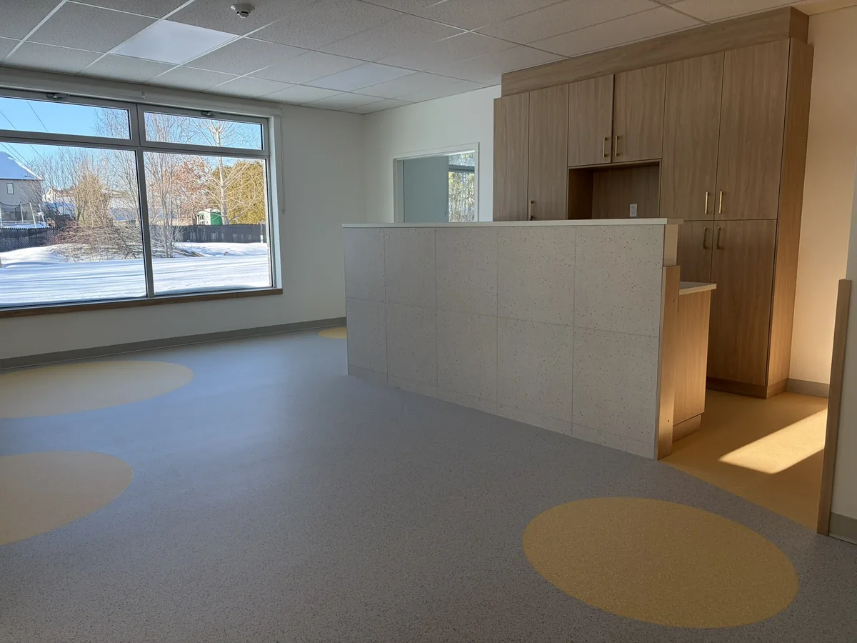 Nettoyage après construction Garderie Pas à Pas Trois-Rivières — salle de bain