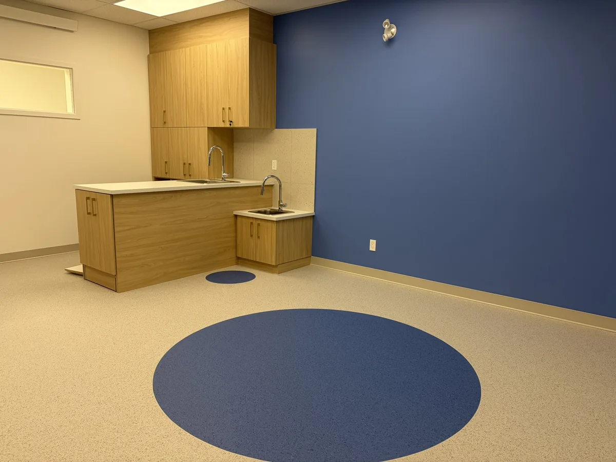 Nettoyage après construction Garderie Pas à Pas Trois-Rivières — salle