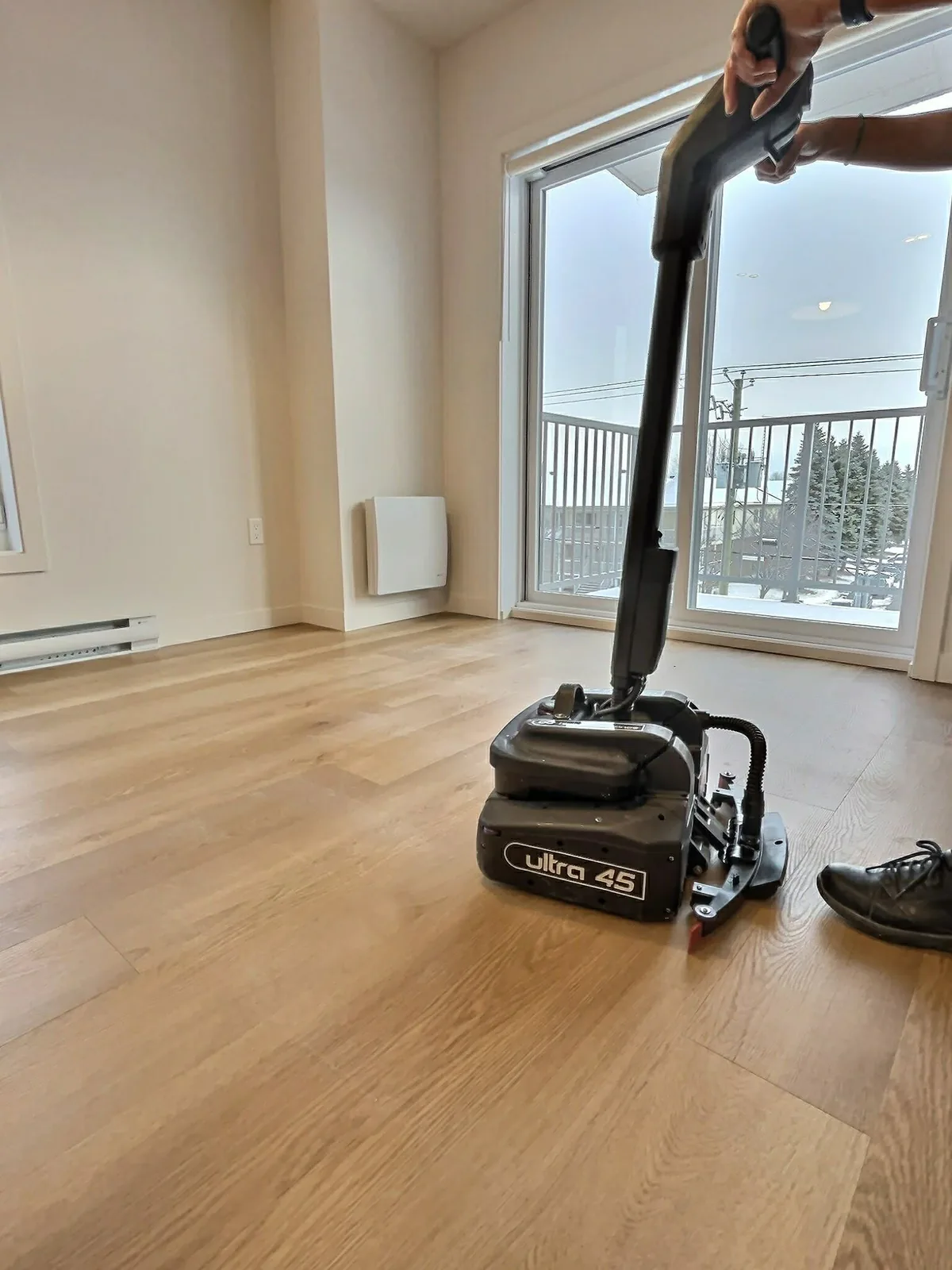 Nettoyage après construction résidence aînés 100 logements Drummondville — cuisine